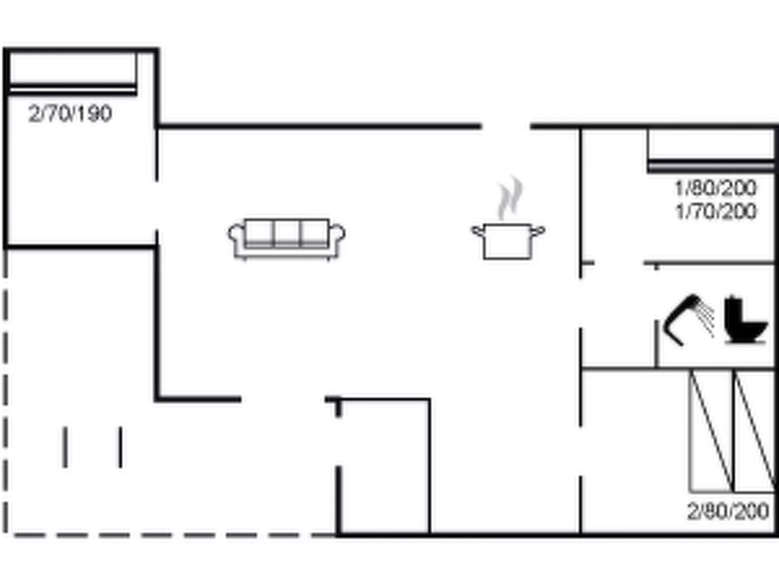 "Sulo" - 1.4km from the sea-Inside