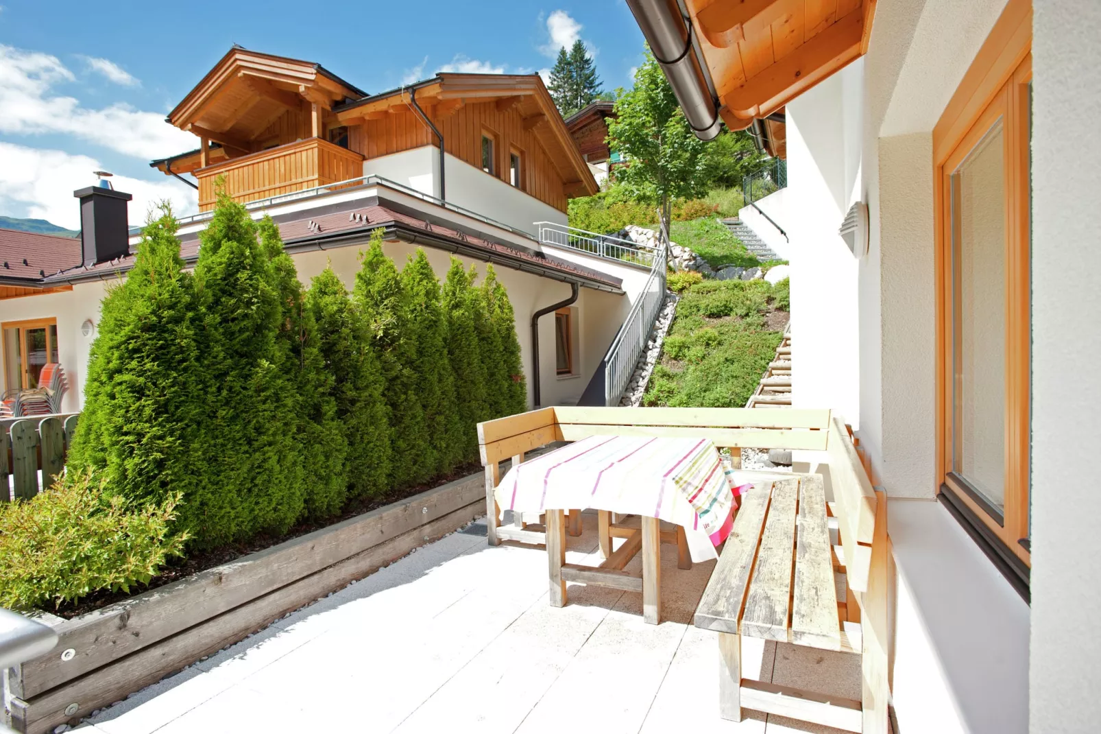 Chalet Apartment Staffkogel - Mittenwald-Terrace balcony