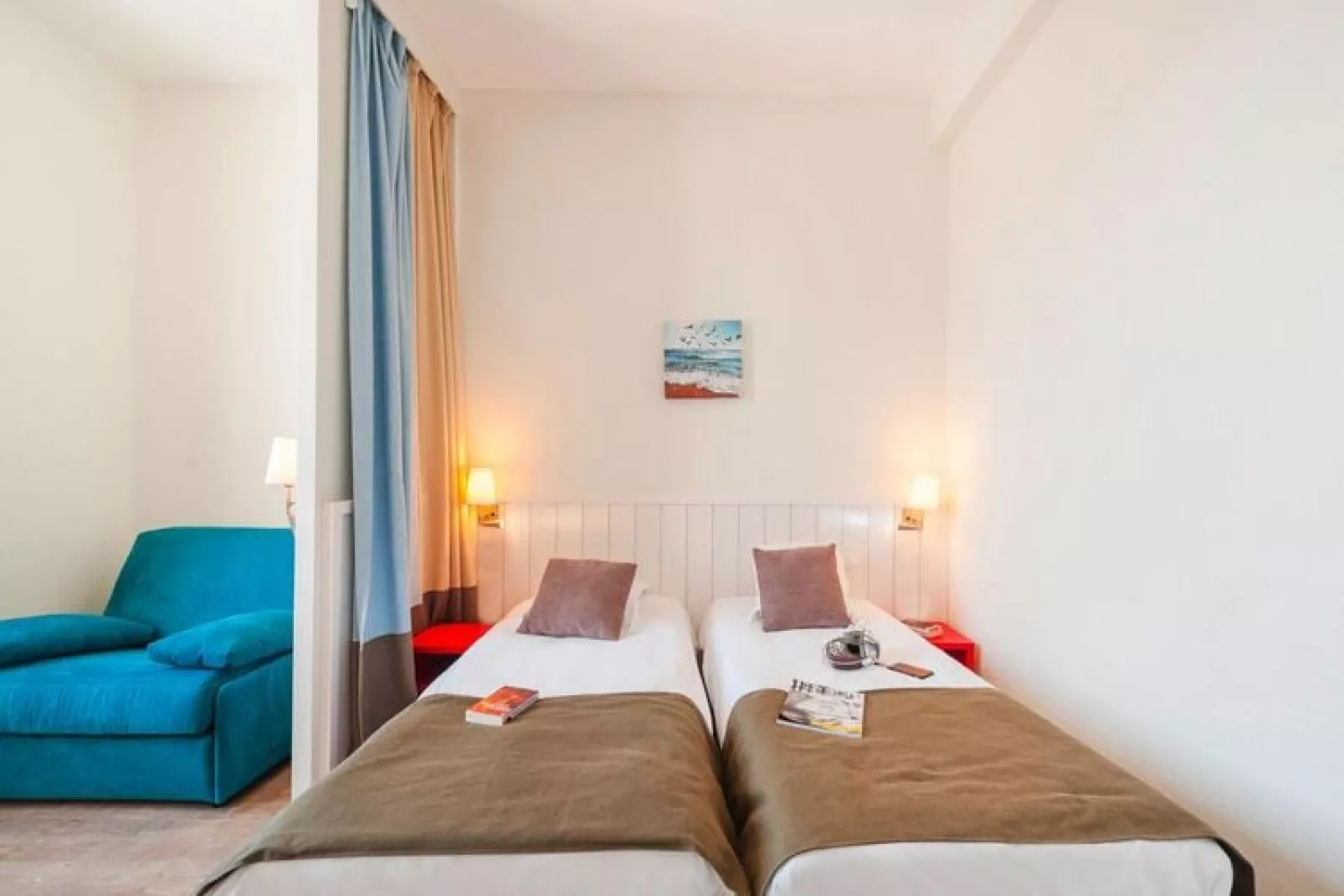 Residence Le Palais des Gouverneurs St Martin-de-Ré - 14 Standard Studio 4 p - 1 mezzanine-Bedroom