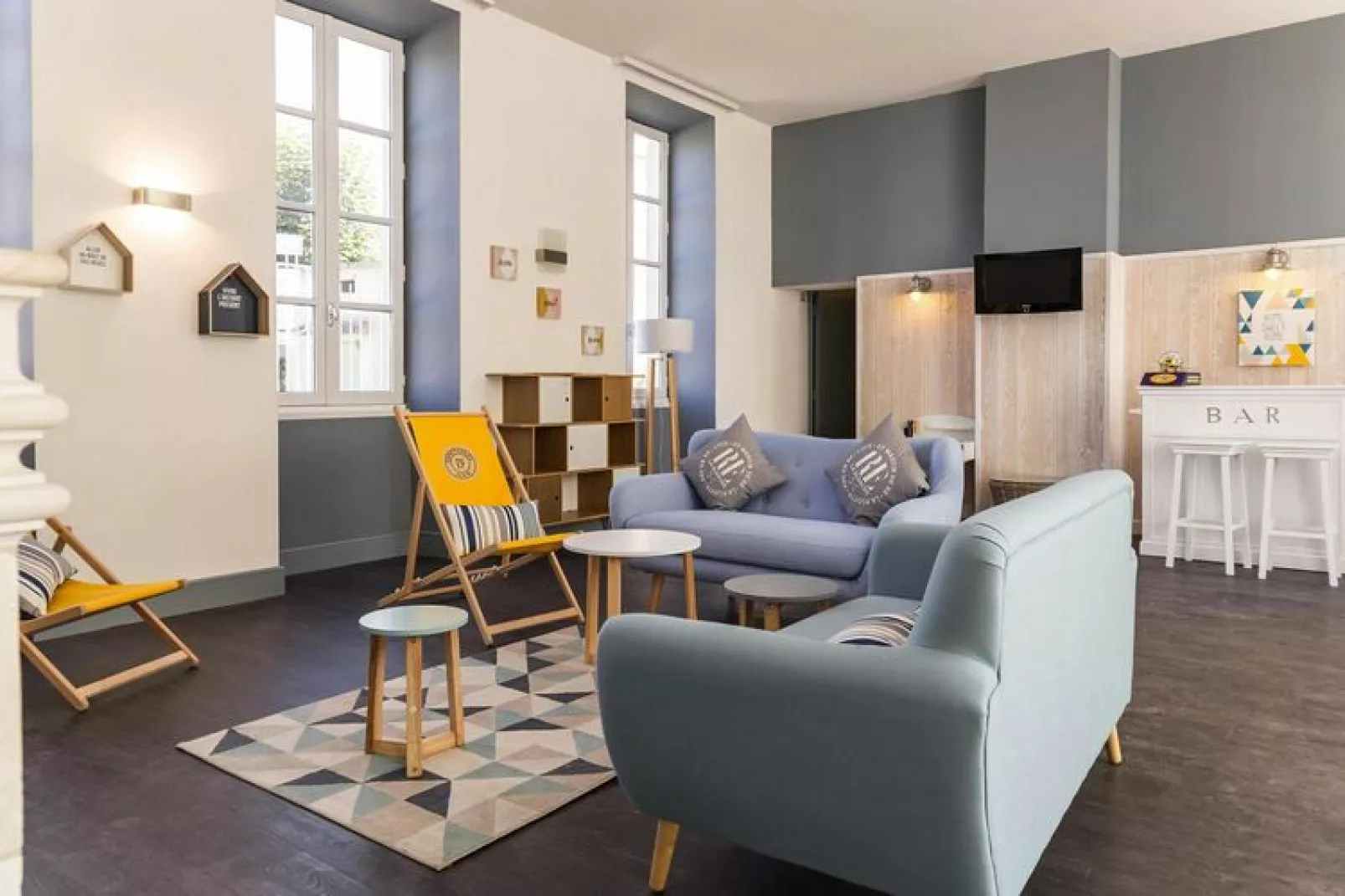 Residence Le Palais des Gouverneurs St Martin-de-Ré - 14 Standard Studio 4 p - 1 mezzanine-Living room