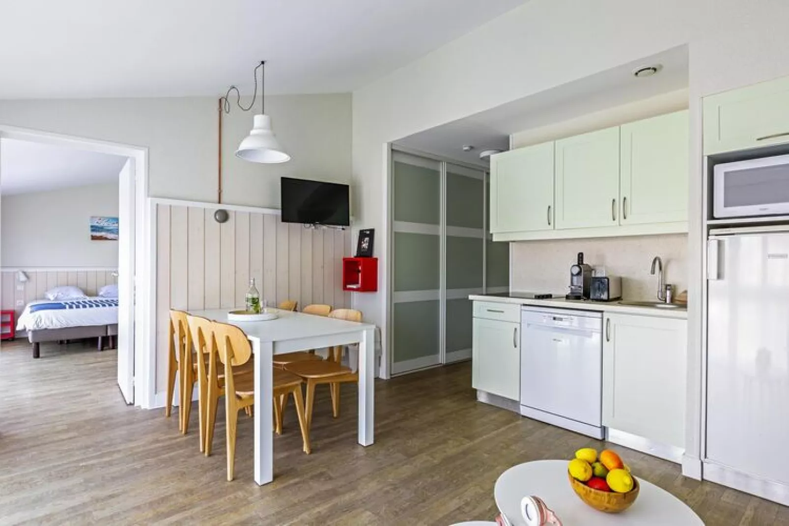 Residence Le Palais des Gouverneurs St Martin-de-Ré - 14 Standard Studio 4 p - 1 mezzanine-Kitchen