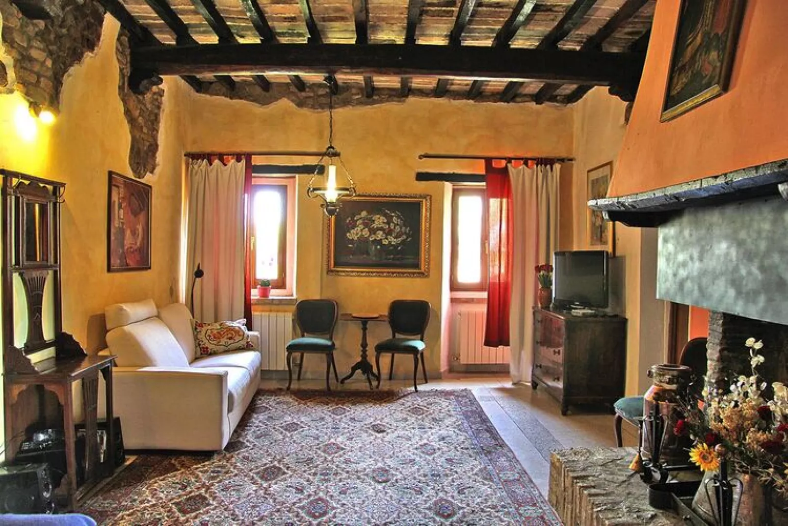 Villa Ca' Piero, Urbino-max. 8 pax-Living room