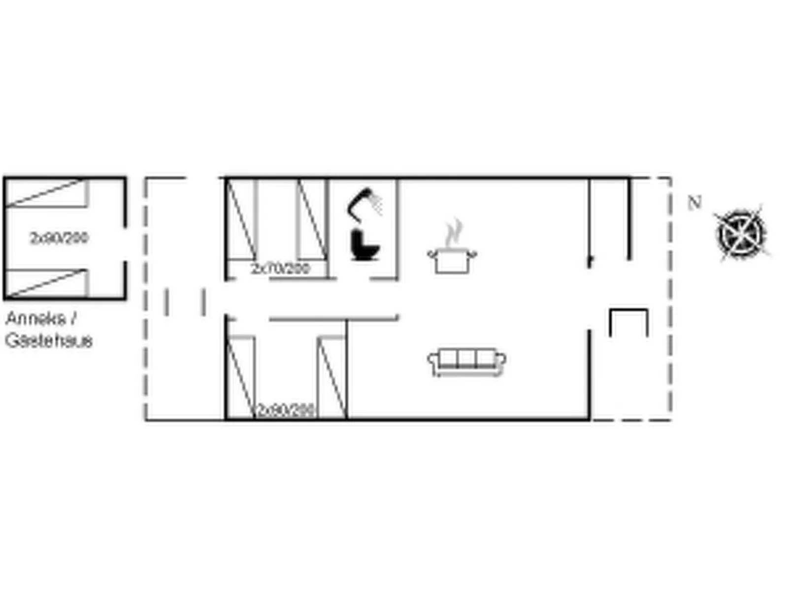 "Irlin" - 600m from the sea-Inside