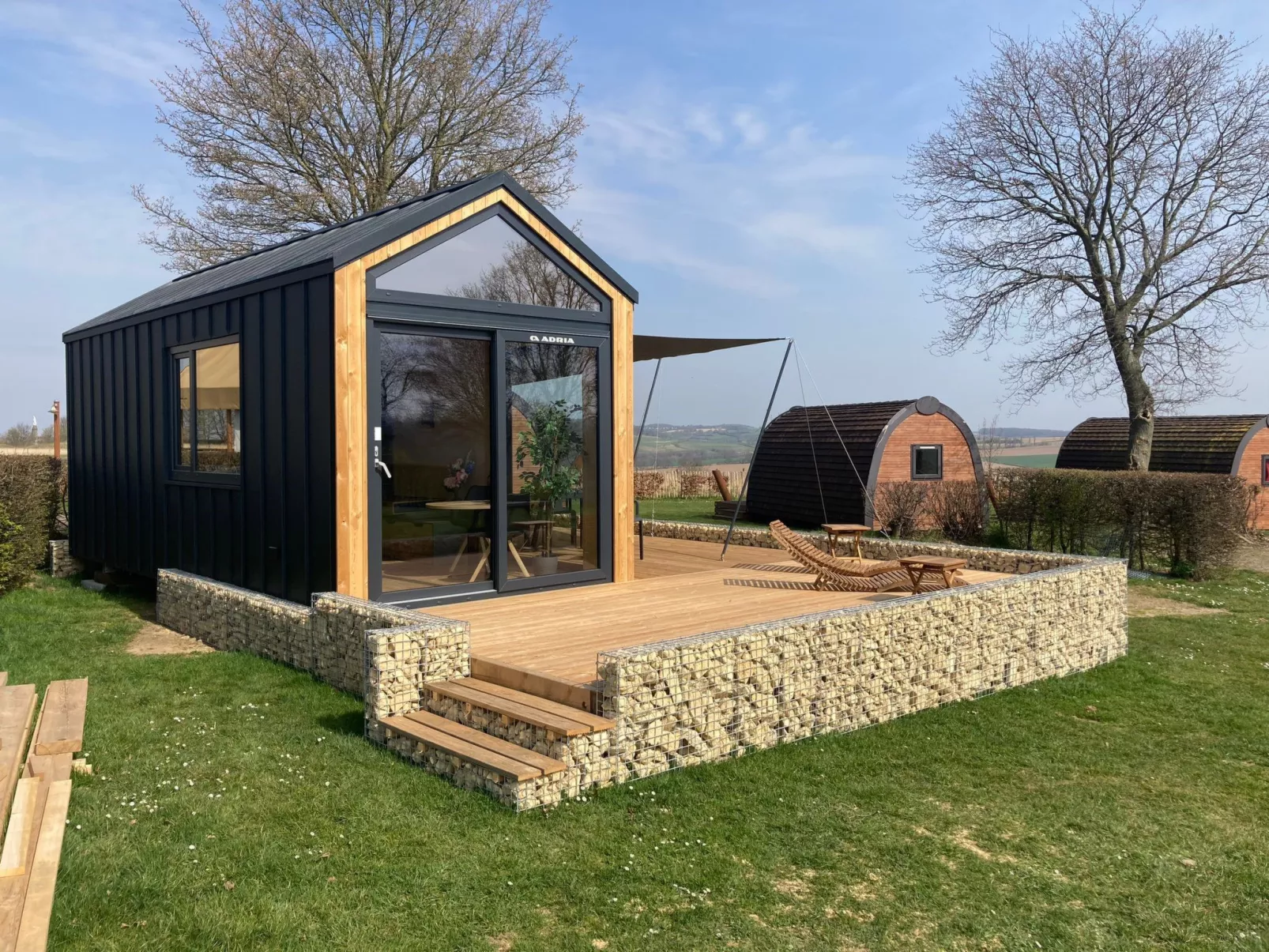 Tiny House-Draußen