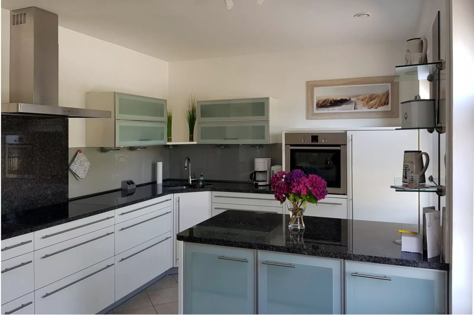 Großes Ferienhaus in ruhiger Lage mit Feldblick-Kitchen