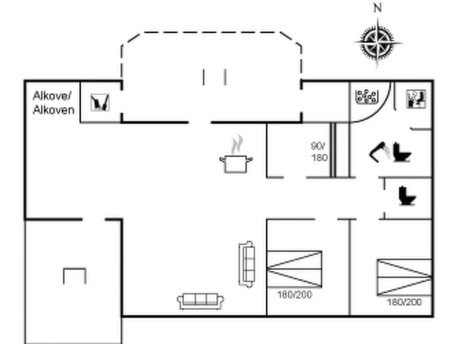 "Eyvin" - 100m from the sea-Inside