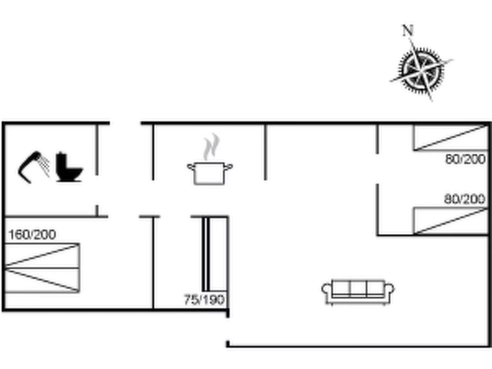"Ally" - 250m from the sea-Drinnen