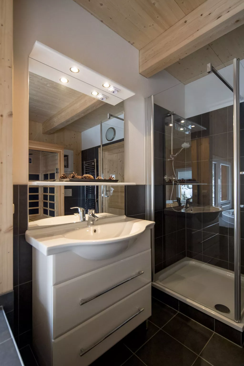 #45 mit IR-Sauna und Sprudelbad innen-Inside