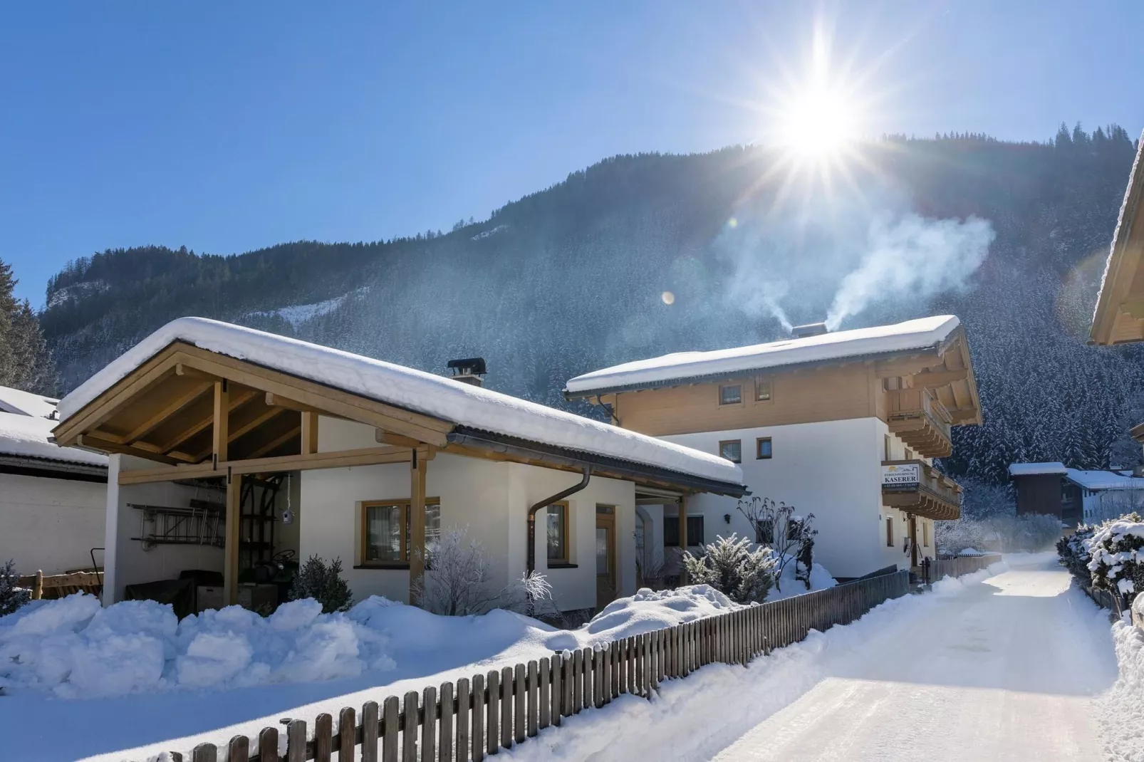 Ferienwohnungen Johann und Eva-Exterior winter