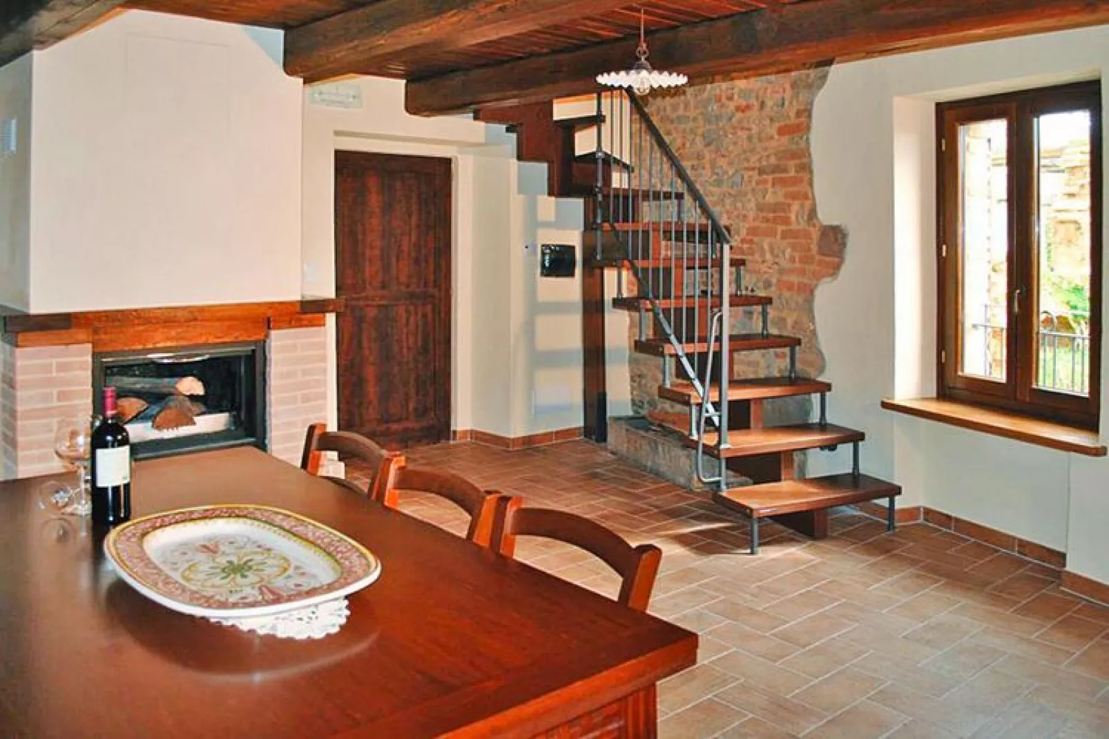 Agri-tourism La Filomena Montefortino - La Sera - Wohnzimmer