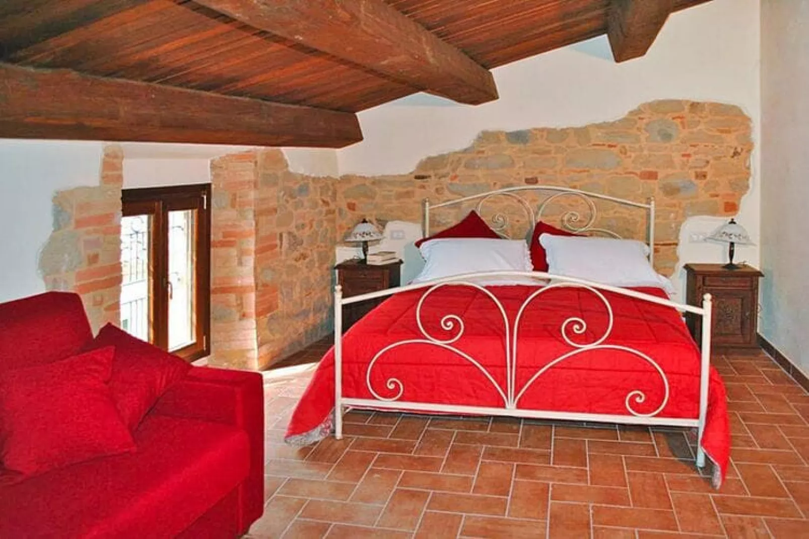 Agri-tourism La Filomena Montefortino - La Sera - Schlafzimmer