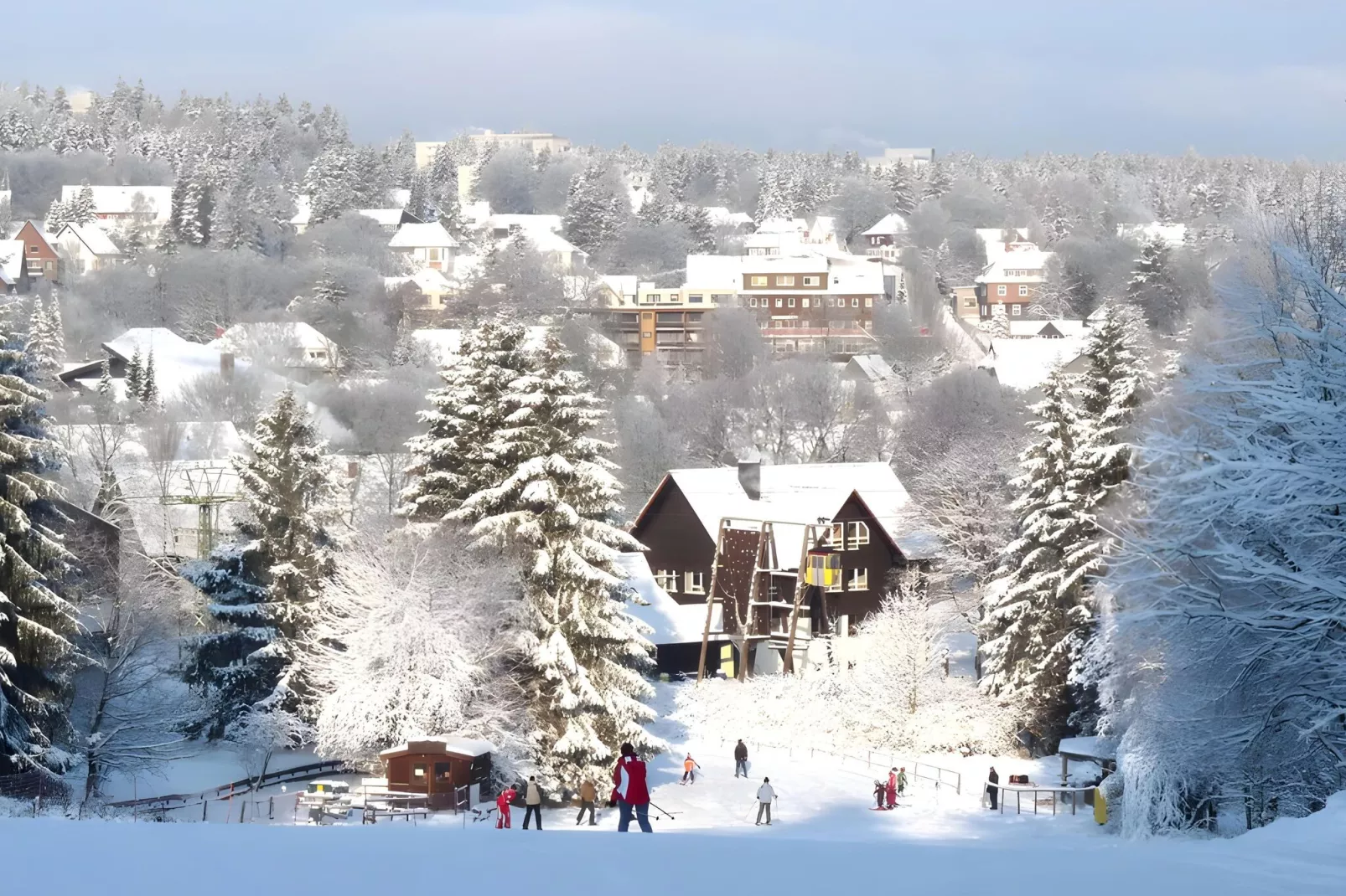 Ferienwohnung Bockwiese-Hahnenklee-Area winter 1km