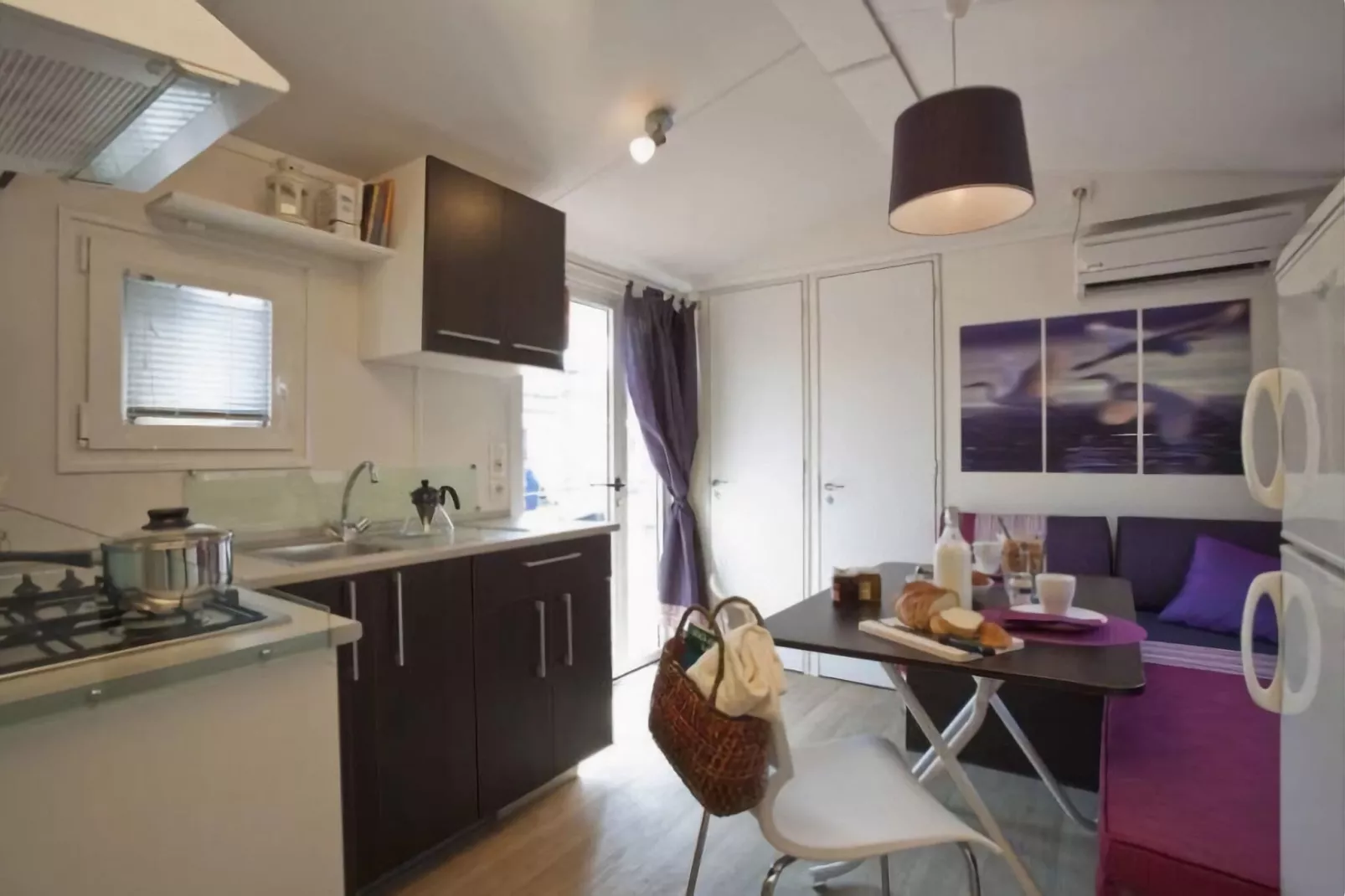 Camping Punta Navaccia 4 - Mobilehome Deluxe-Salon
