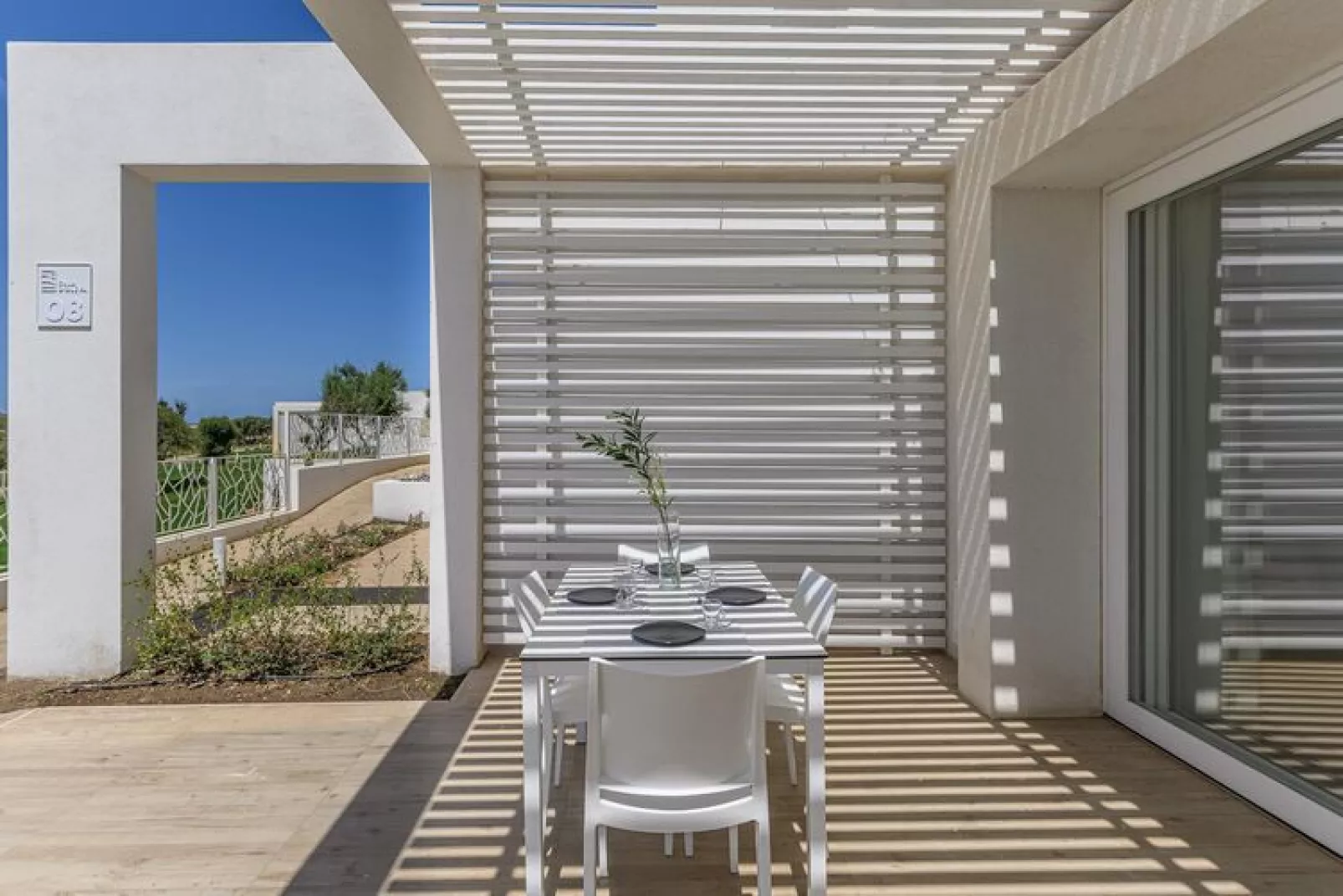 Residence Capo Falcone Stintino "Bilo 4 Comfort"-Terrace balcony