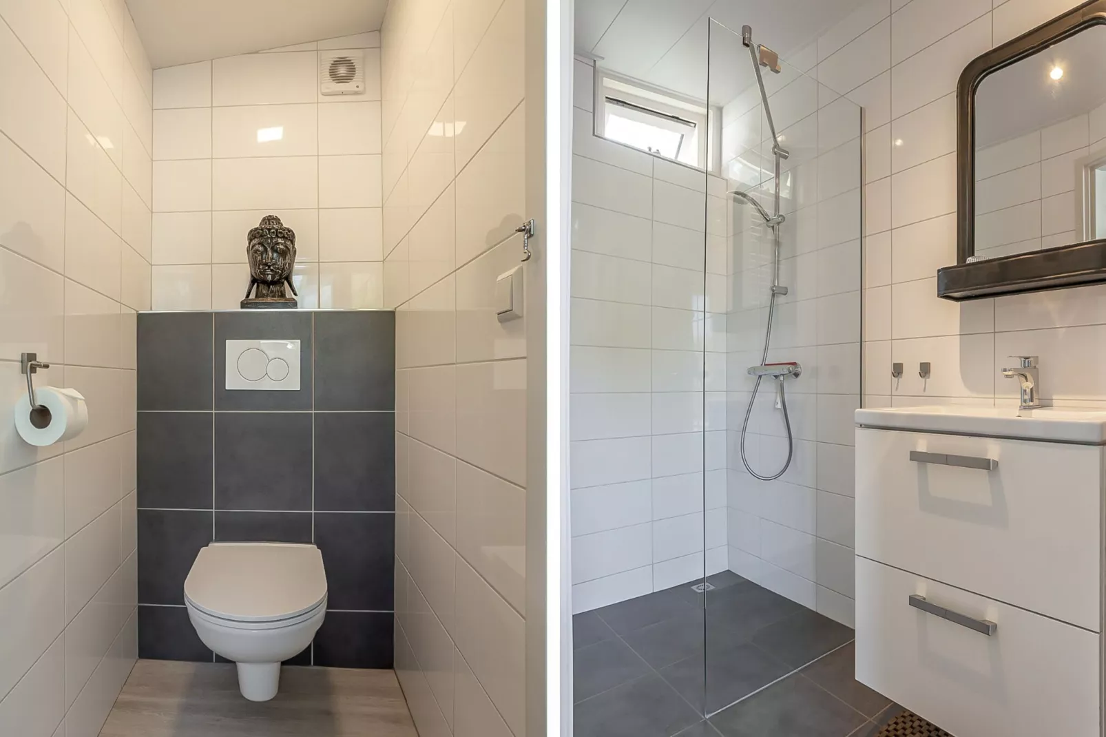 BANJAARD BEACH HOUSE PATRIJZENLAAN 16 KAMPERLAND-Salle de bain