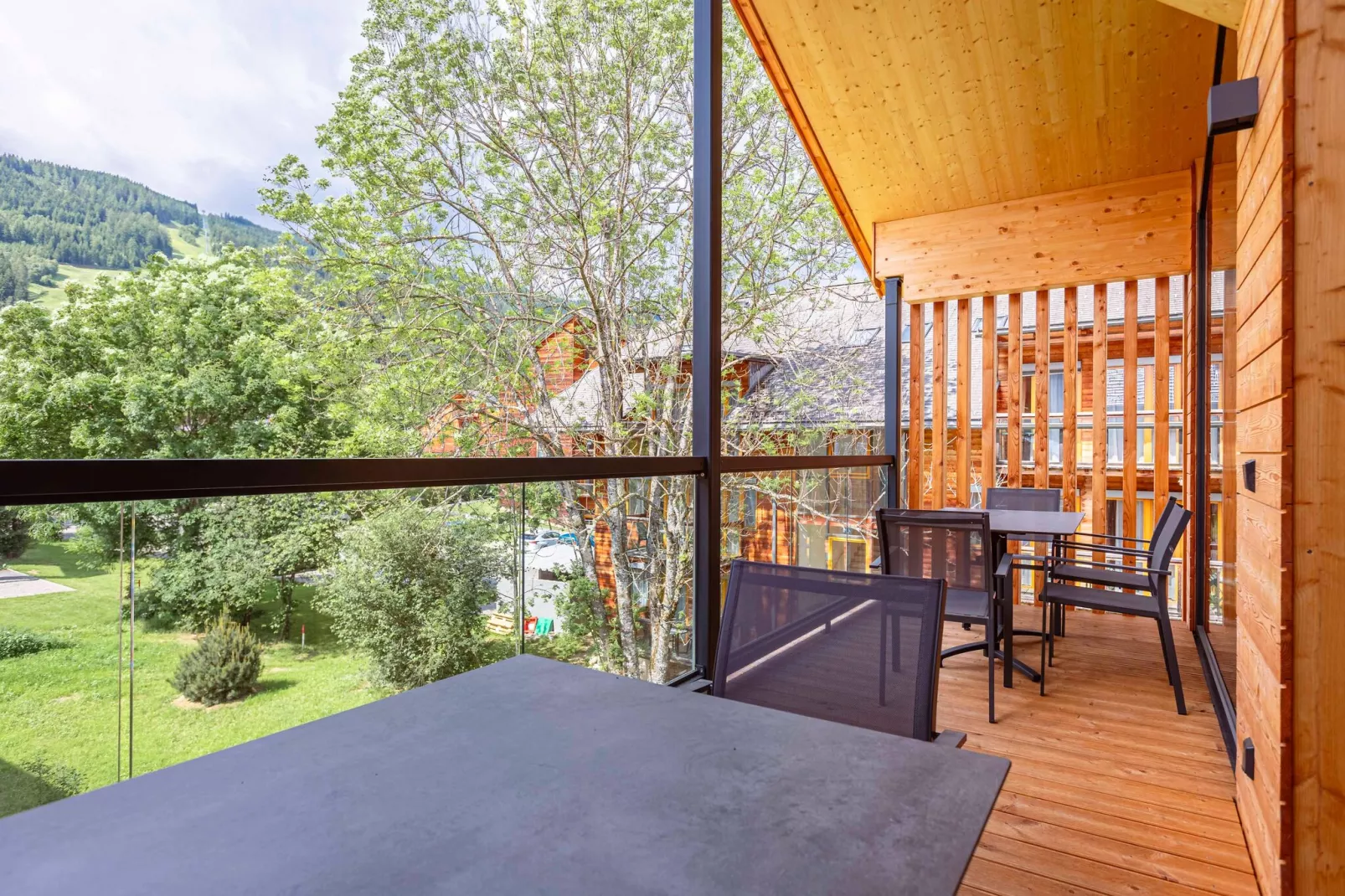 Kreischberg Pool Villen 2b-Terrace balcony