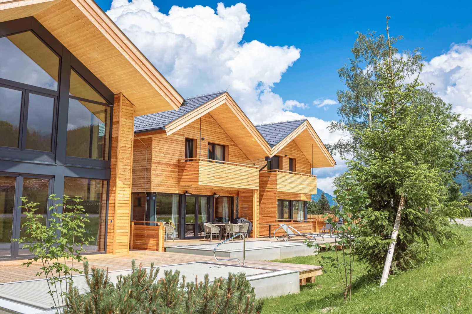 Kreischberg Pool Villen 5a-Exterior summer