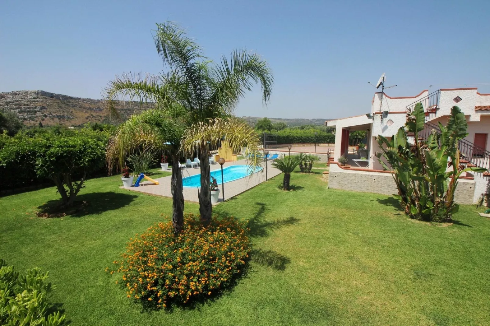 Villa Floridia Siracusa-Gärten Sommer