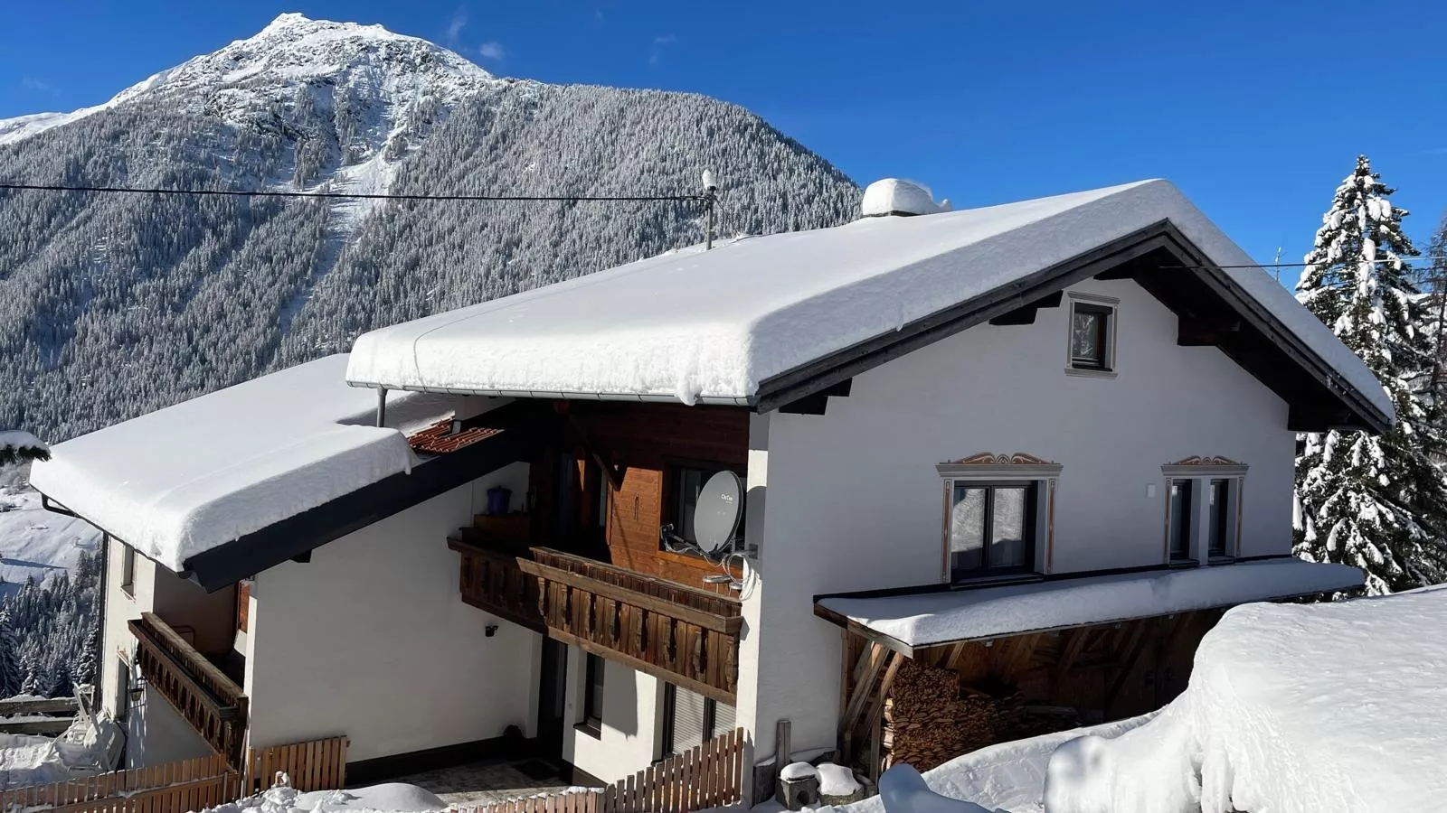 Ferienhaus Wolf-Exterior winter