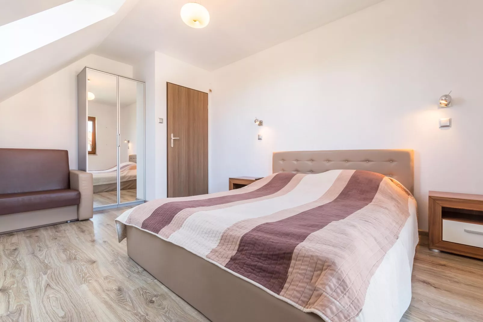 Holiday flat in a villa in Krynica Morska-Bedroom