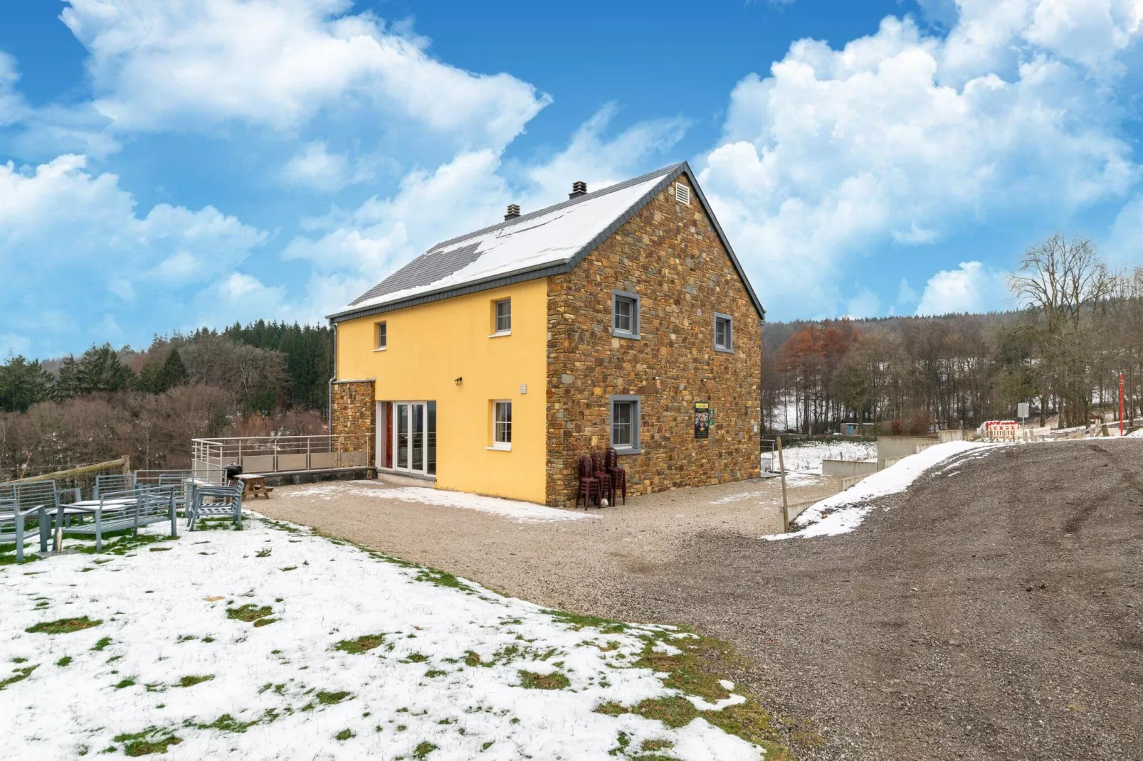 Magnifique habitation pour 15 personnes-Extérieur hiver