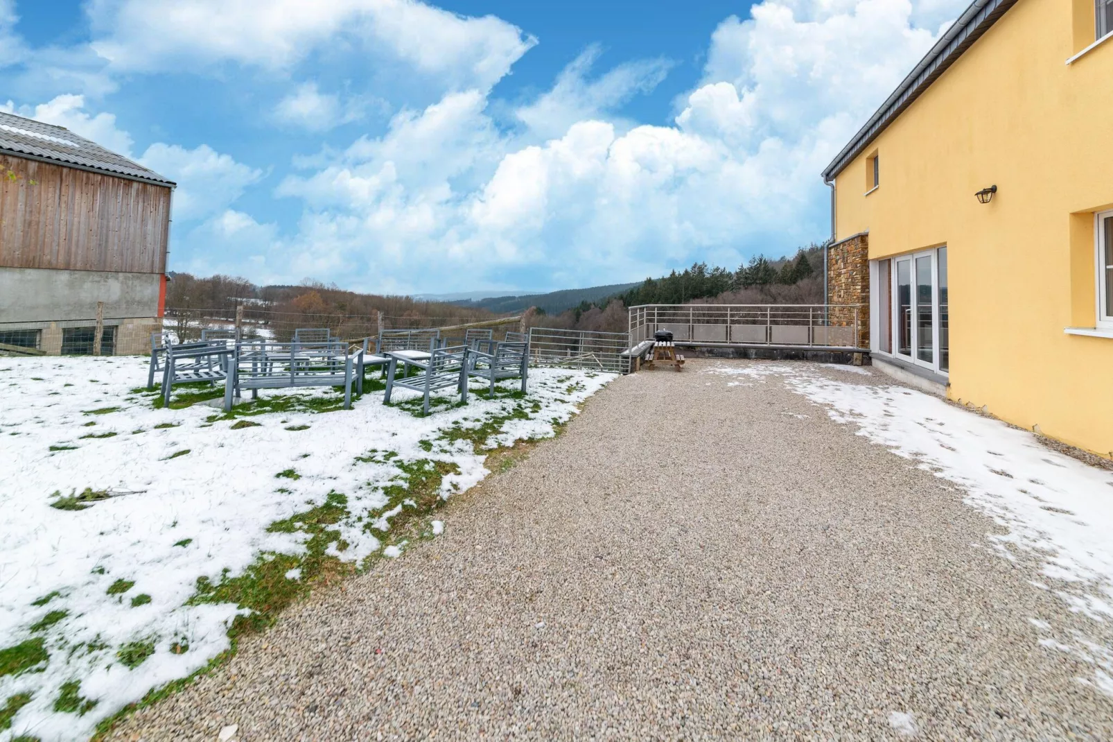 Magnifique habitation pour 15 personnes-Vue d'hiver