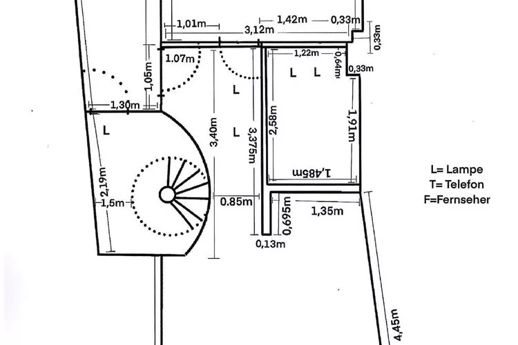 Wohnung Bi de Wyk D1B 4 Personen-Floor plan
