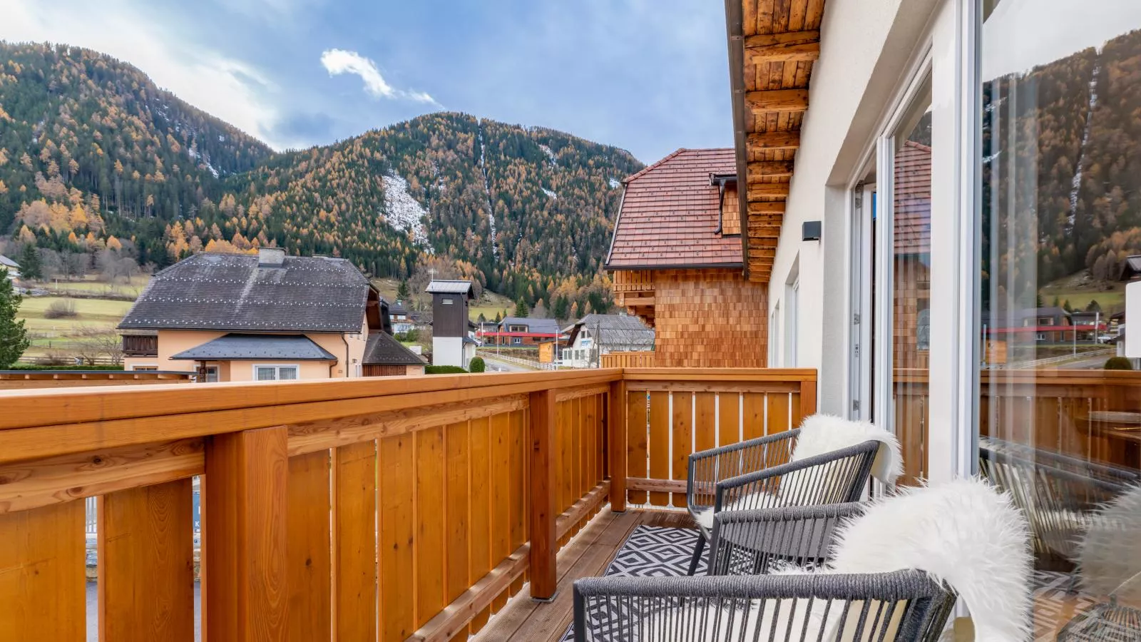 Kaminzimmer Suite-Terrace balcony