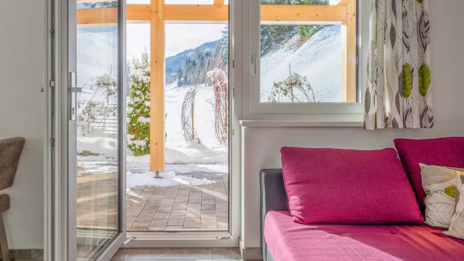 Blick auf den Rettenstein Top 1 und 2-View winter