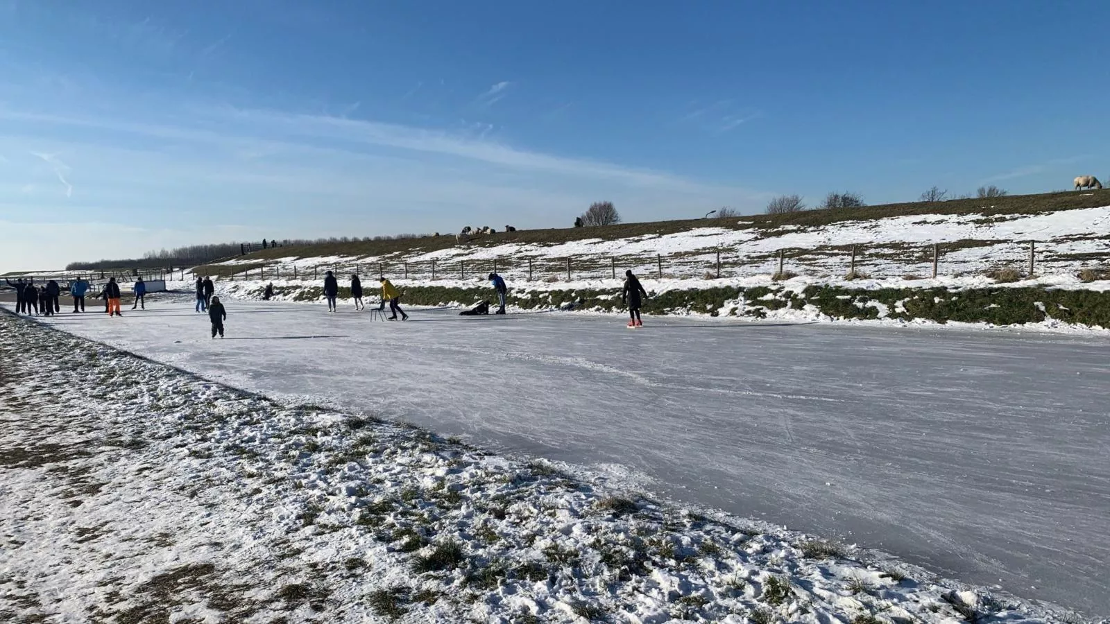 De Zeediek-Gebiet Winter 1 km