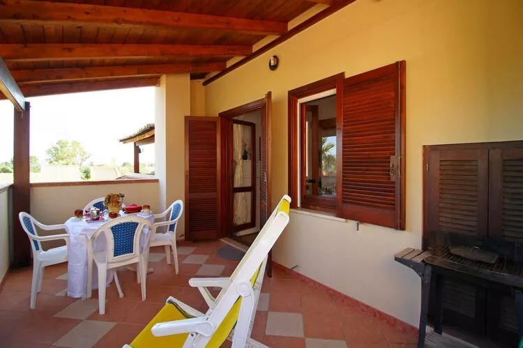 Holiday residence Costa Rei - Wohnung trilo Villetta Alba-Terrassenbalkon