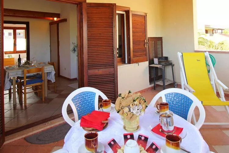 Holiday residence Costa Rei - Wohnung trilo Villetta Alba-Terrassenbalkon