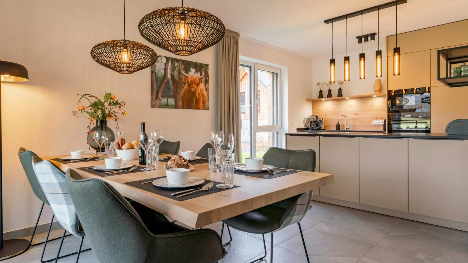 Mountain Chalet Chapeau-Kitchen