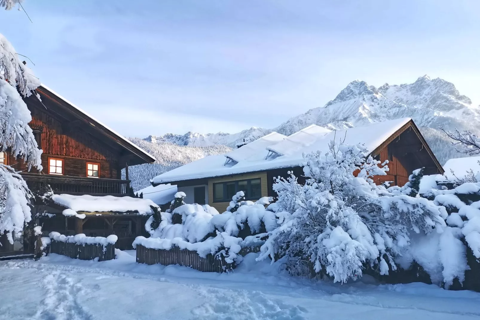 Ferienhaus-View winter