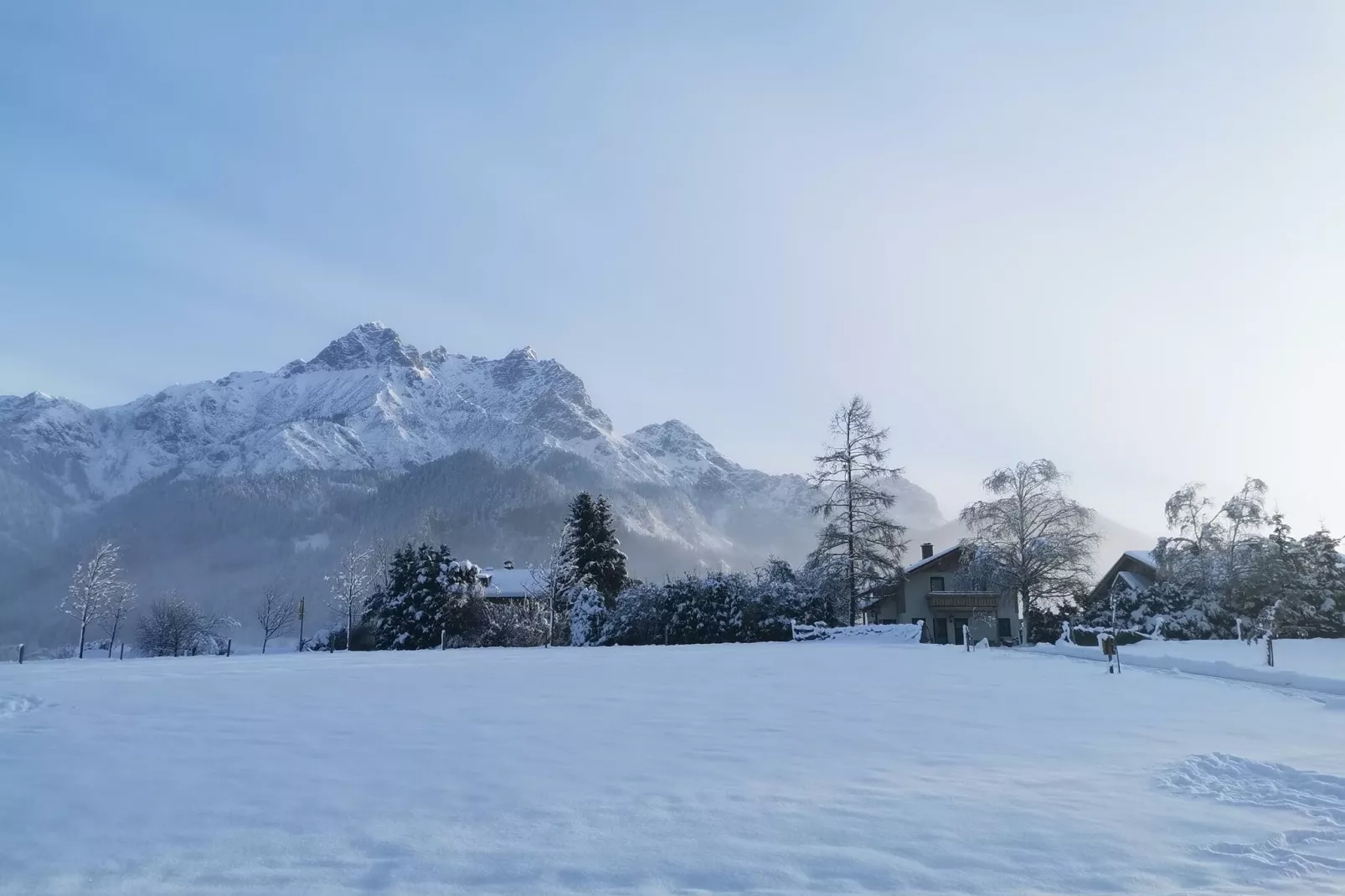 Ferienhaus-View winter