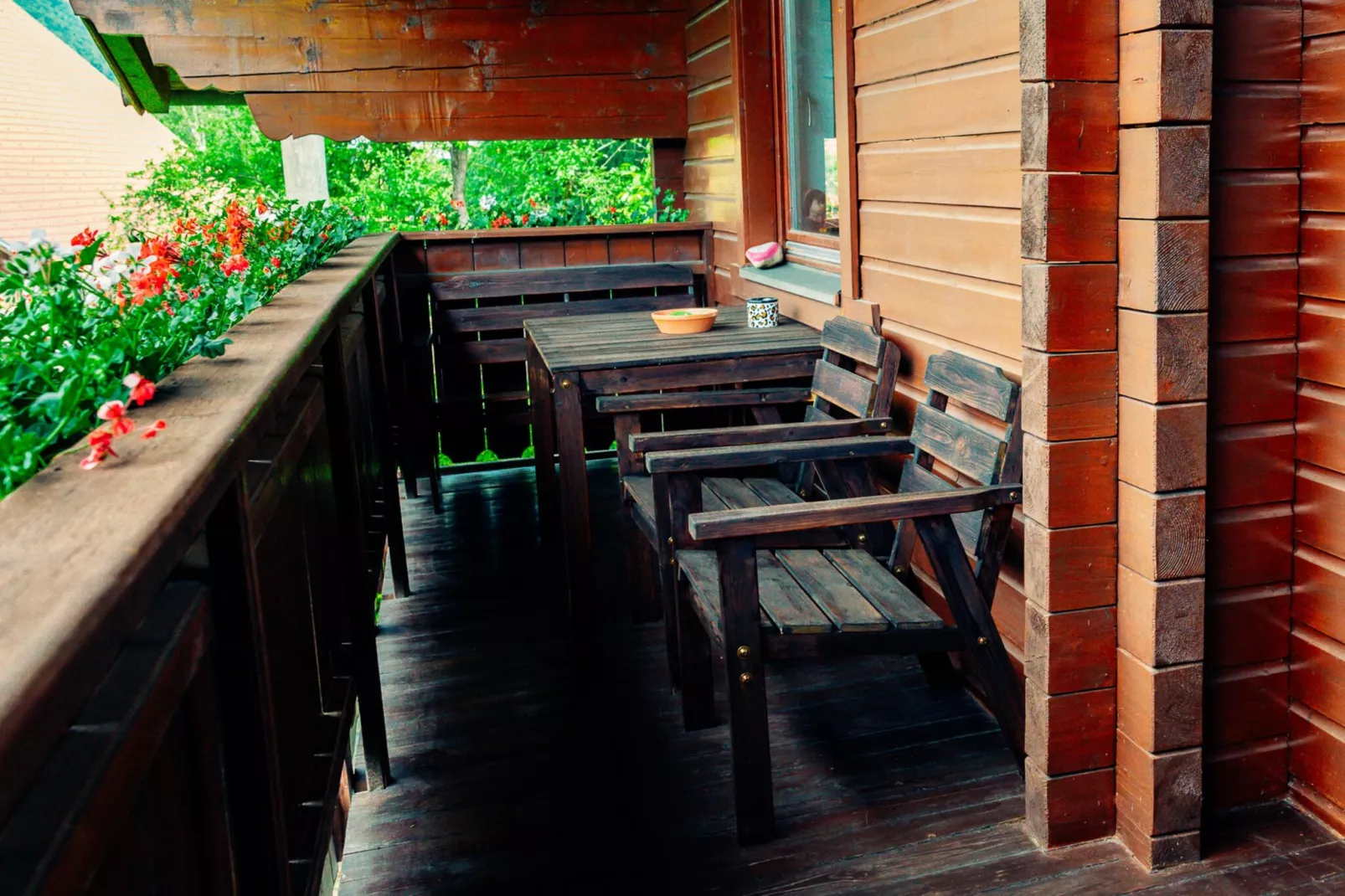 Ferienwohnung Koschu-Terrace balcony