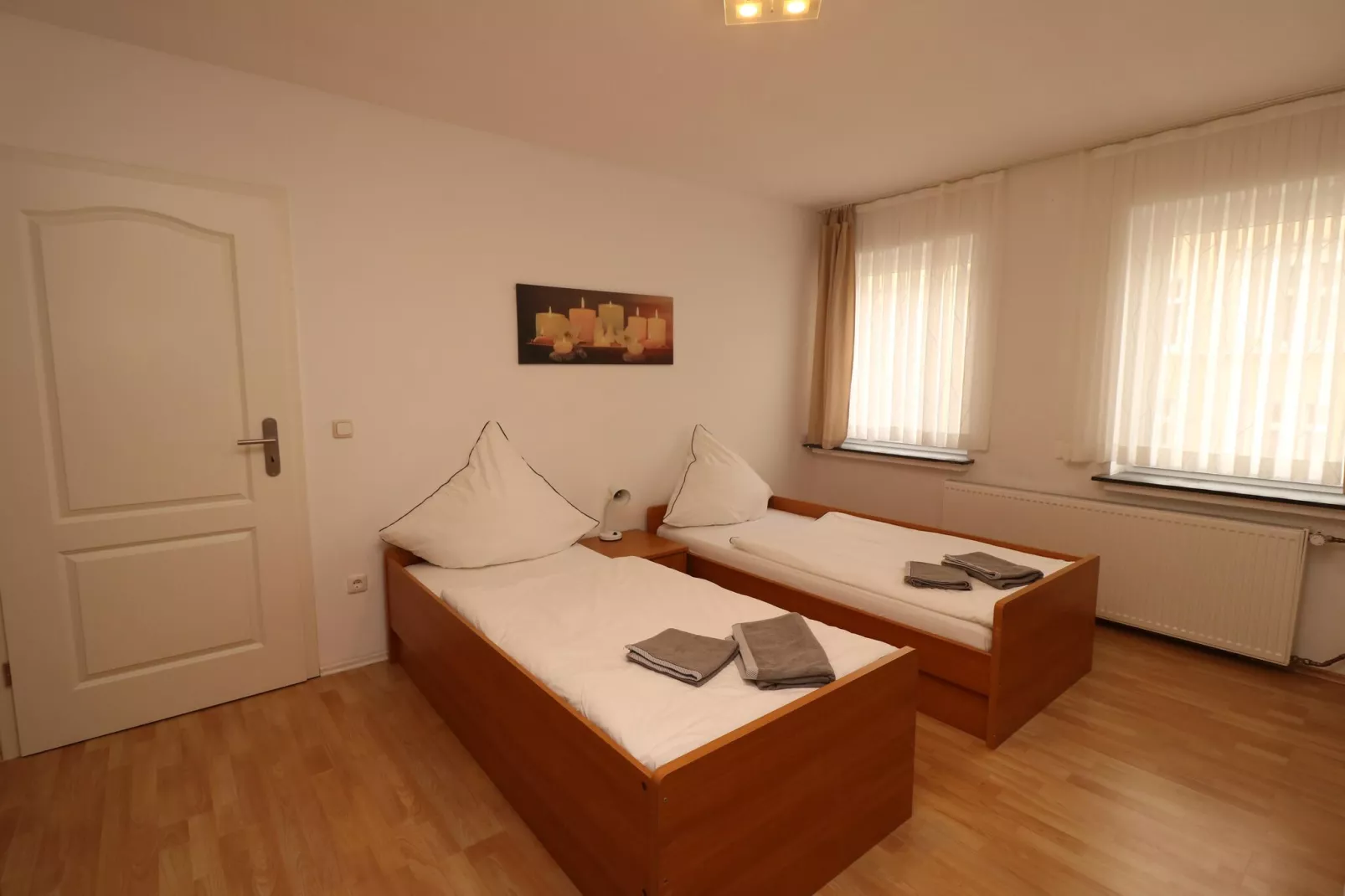 Zentrales Apartment in Messenähe-Bedroom