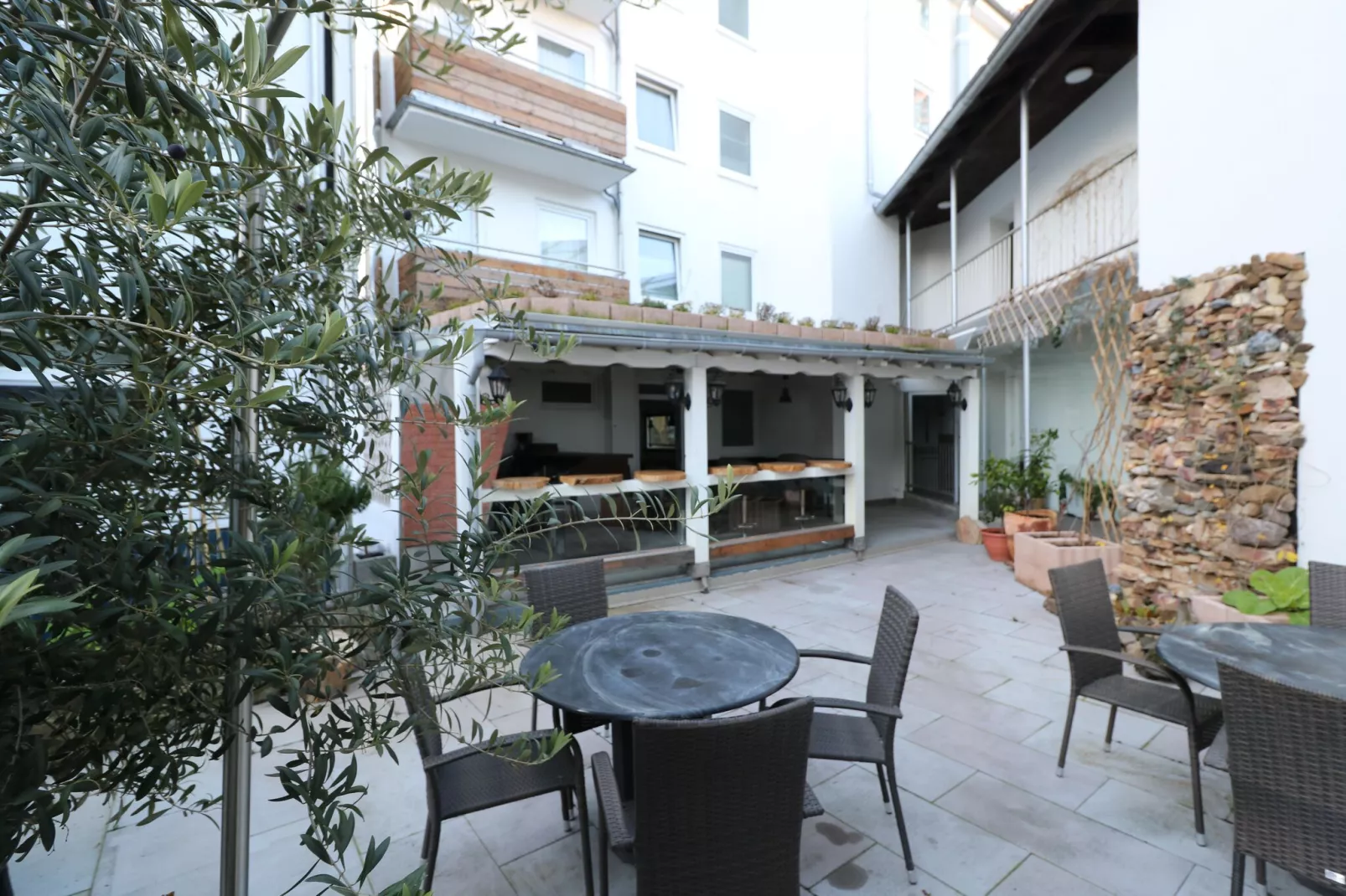 Apartment mit Wasserbett-Terrace balcony