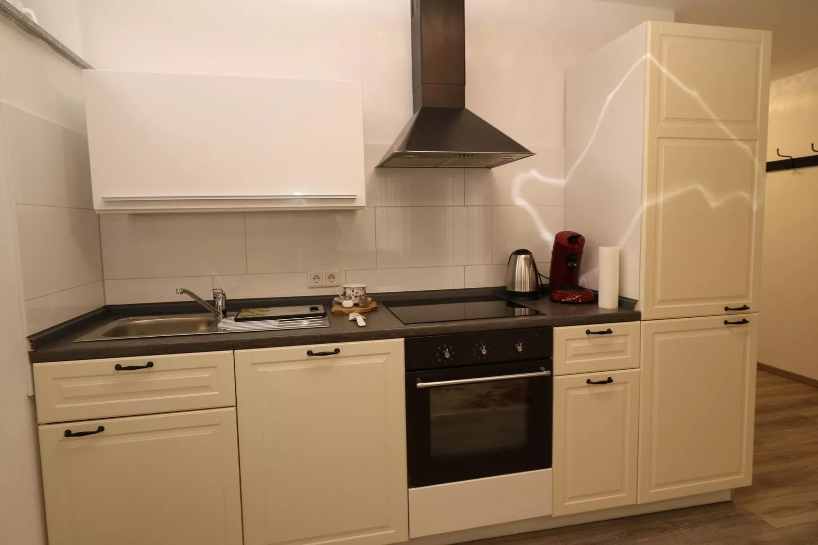 Zentrales Apartment in Messenähe-Kitchen
