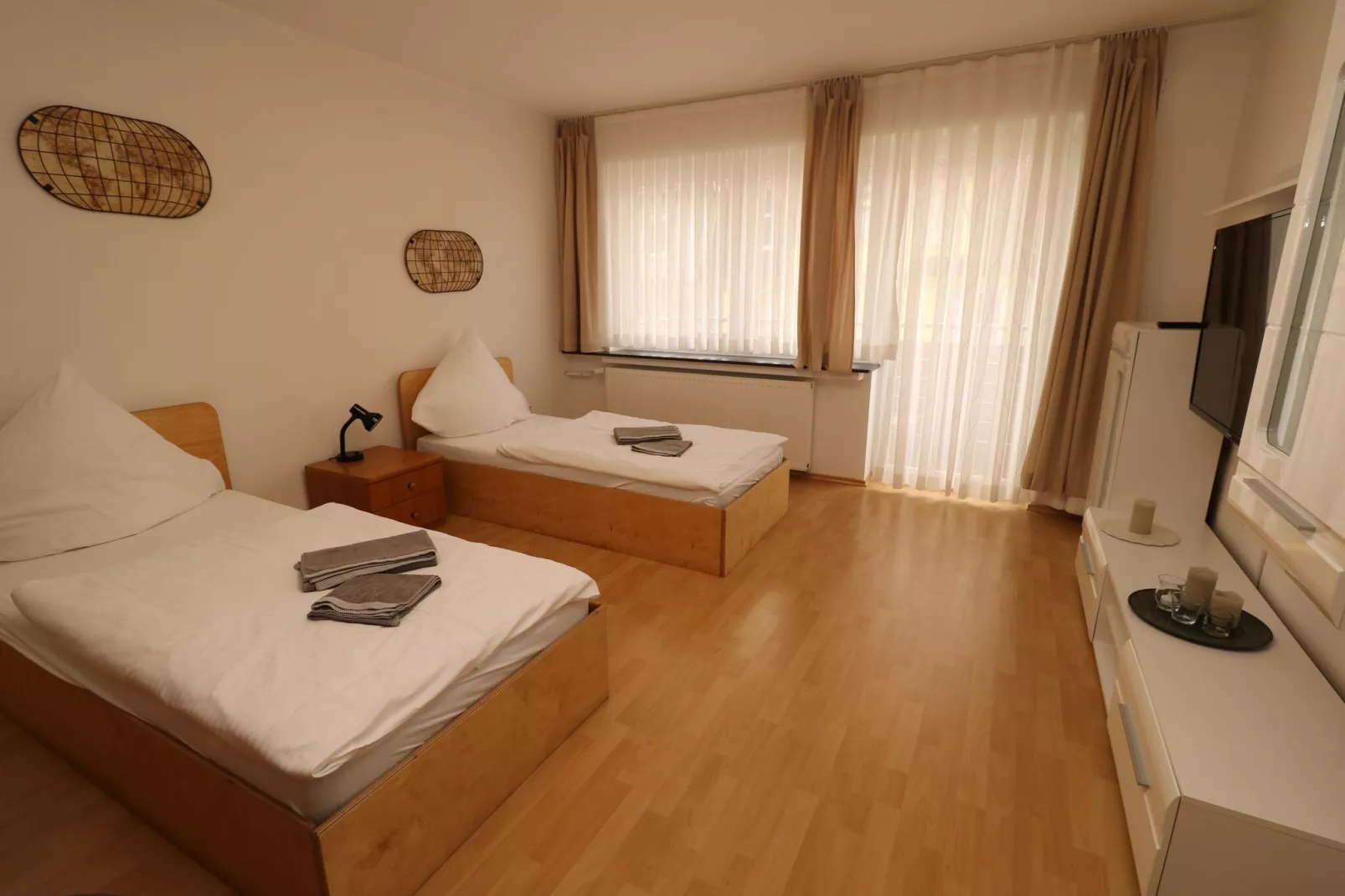 Zentrales Apartment in Messenähe-Bedroom