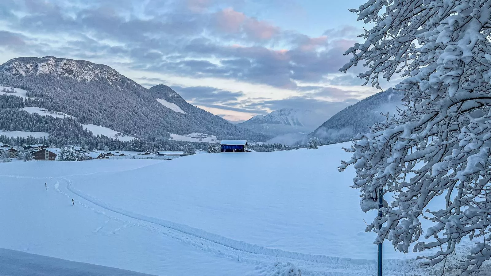 Panoramahaus Itter-View winter
