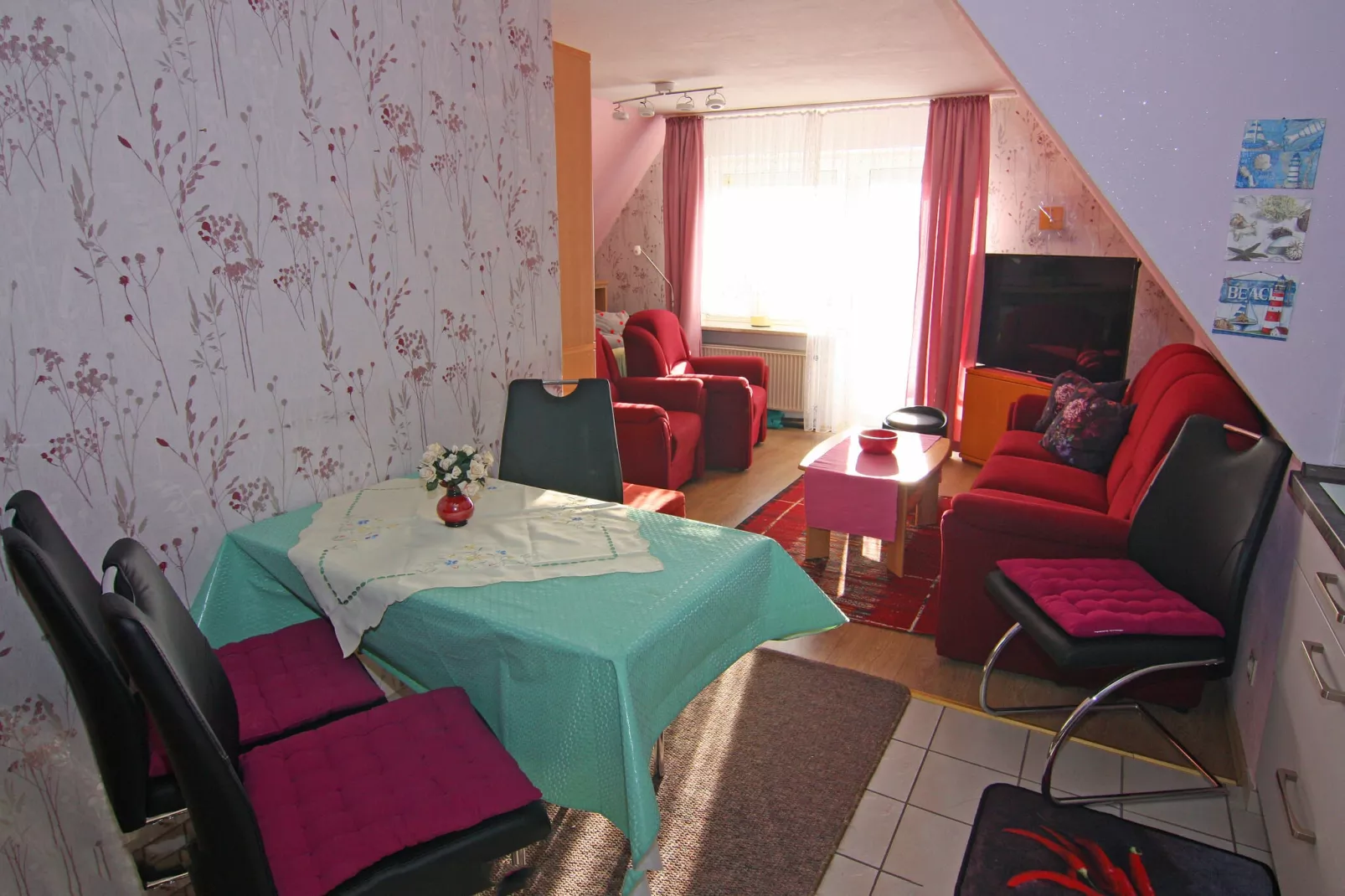 Apartments Stapel, Büsum-App.4 / 2 Raum App im OG, 42qm-Dining room
