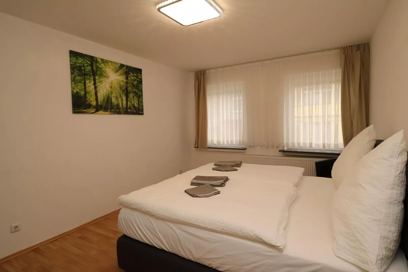 Apartment in Messenähe Essen und DD-Schlafzimmer