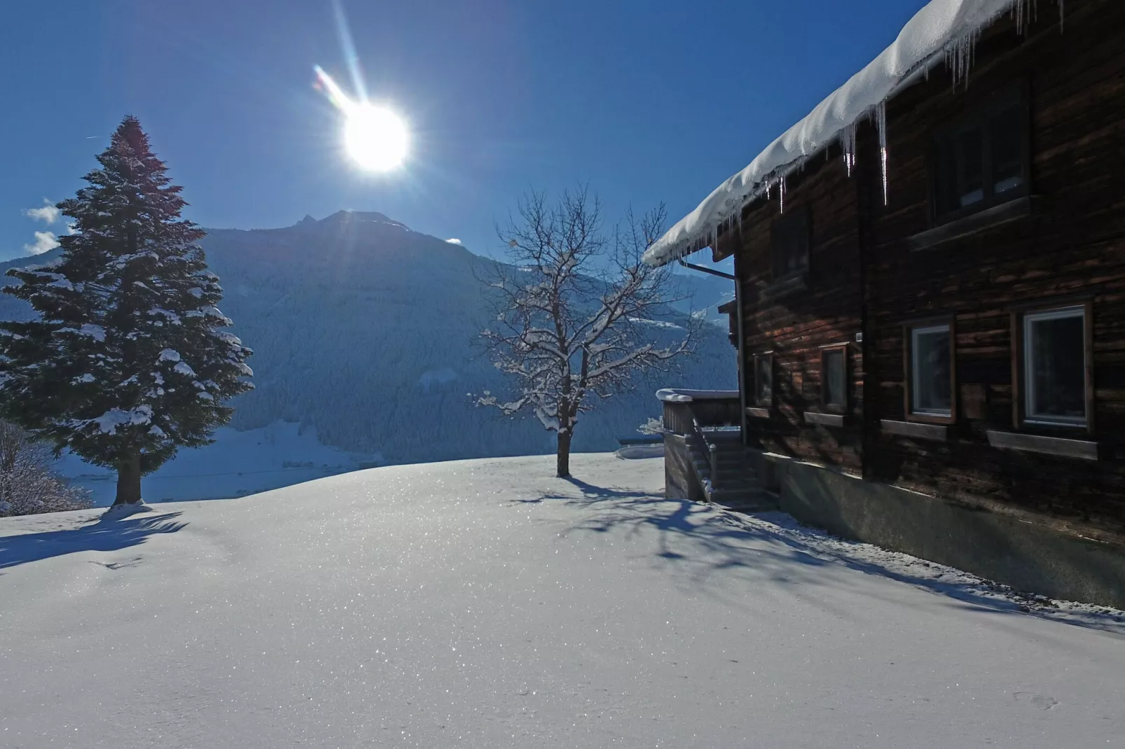 Gut Vorderstallberg-Aussicht Winter
