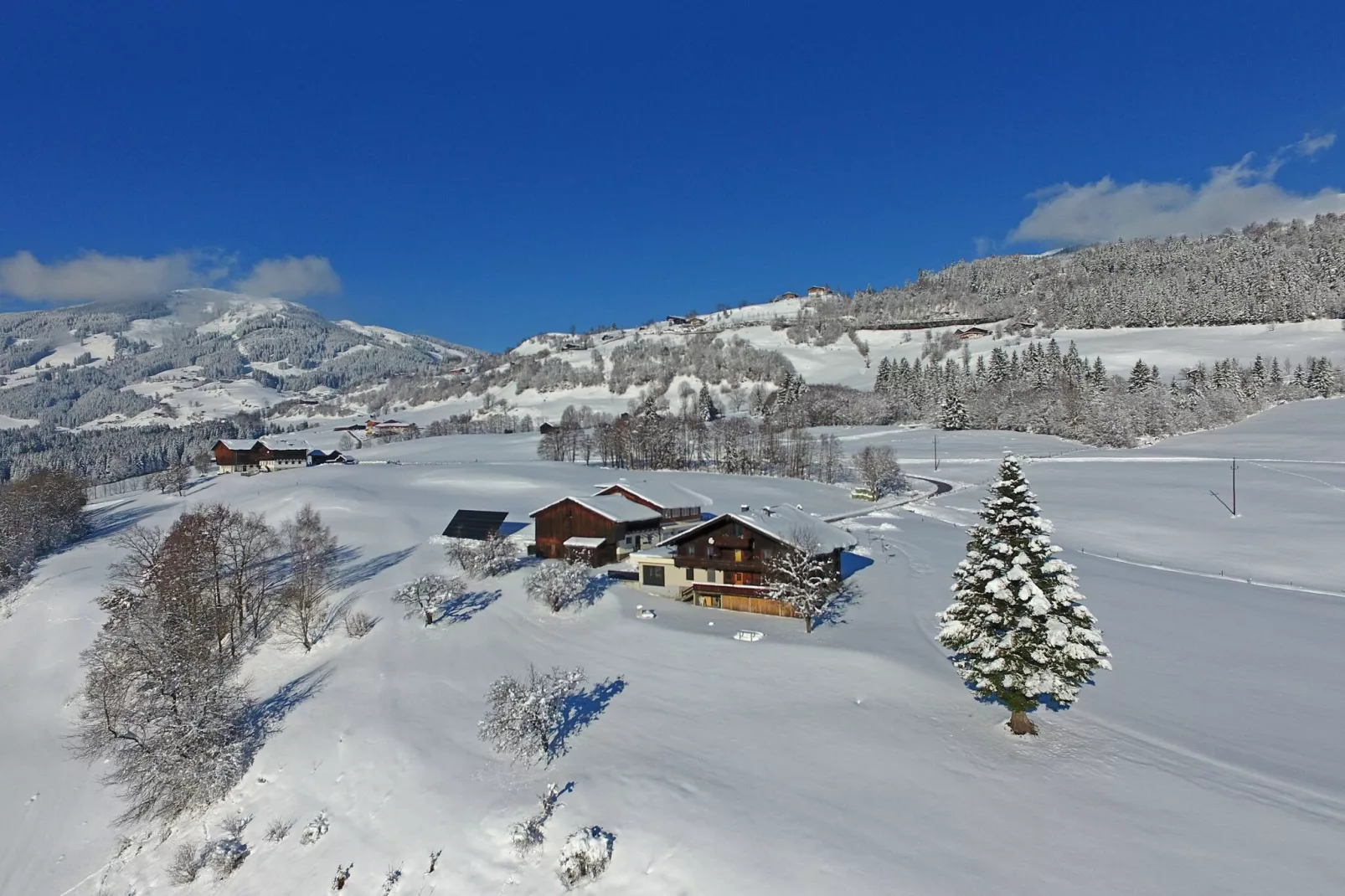 Gut Vorderstallberg-Aussicht Winter