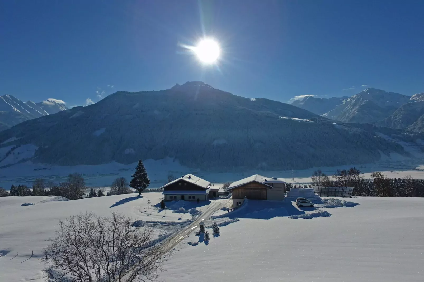 Gut Vorderstallberg-Aussicht Winter