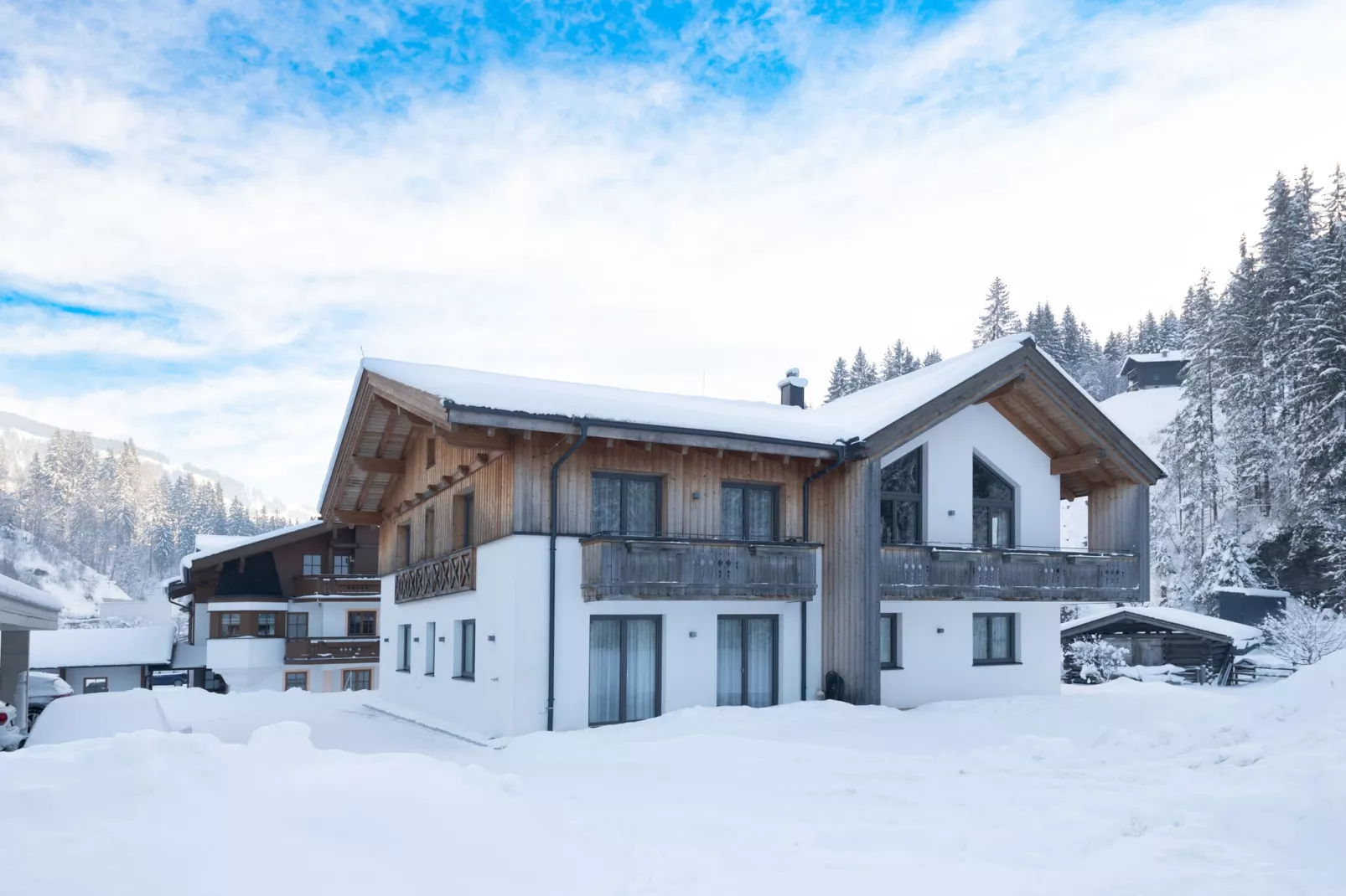 Saalach Appartement 7-Exterior winter