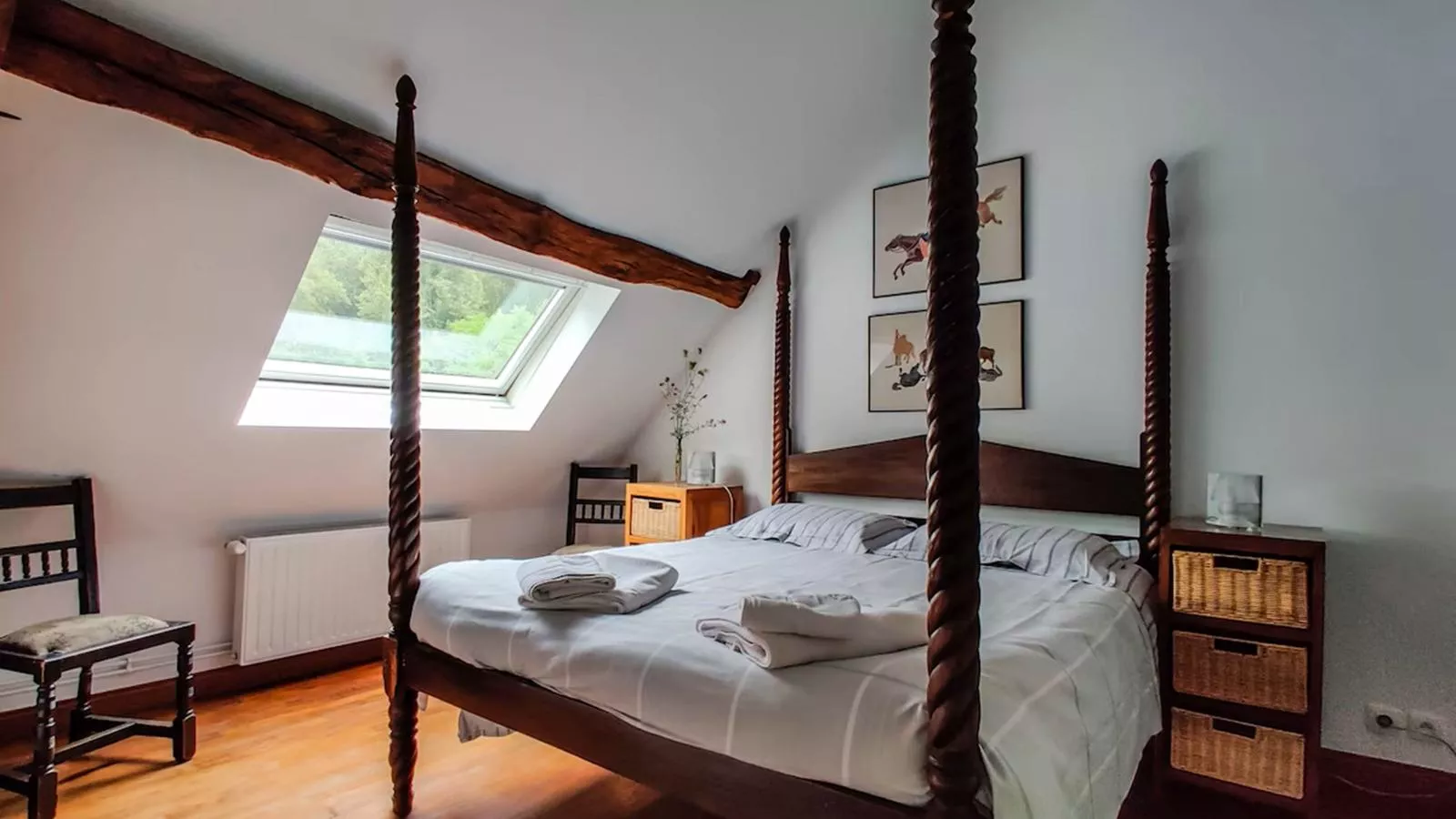 Moulin du 18ieme siècle-Schlafzimmer
