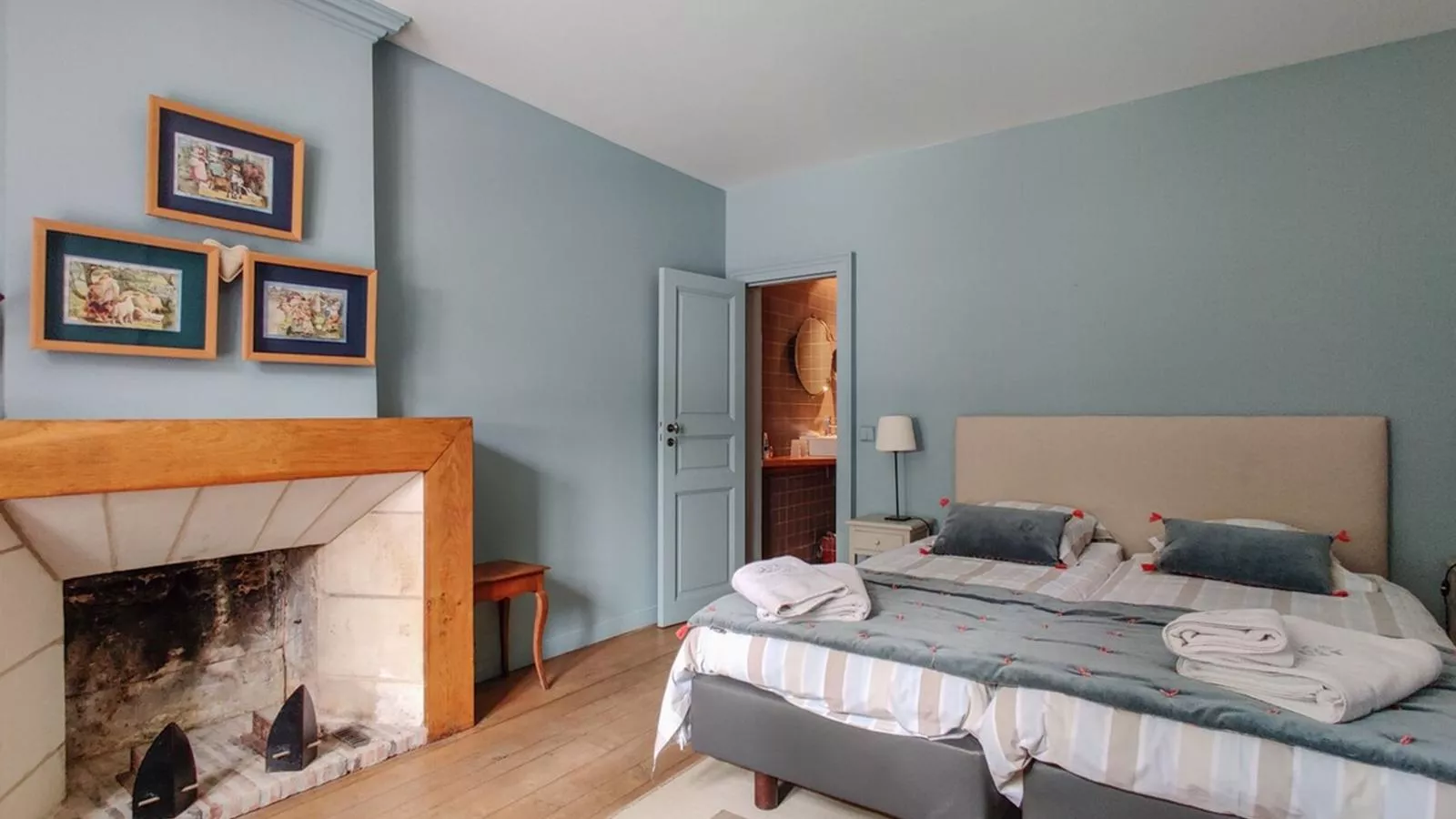 Moulin du 18ieme siècle-Schlafzimmer
