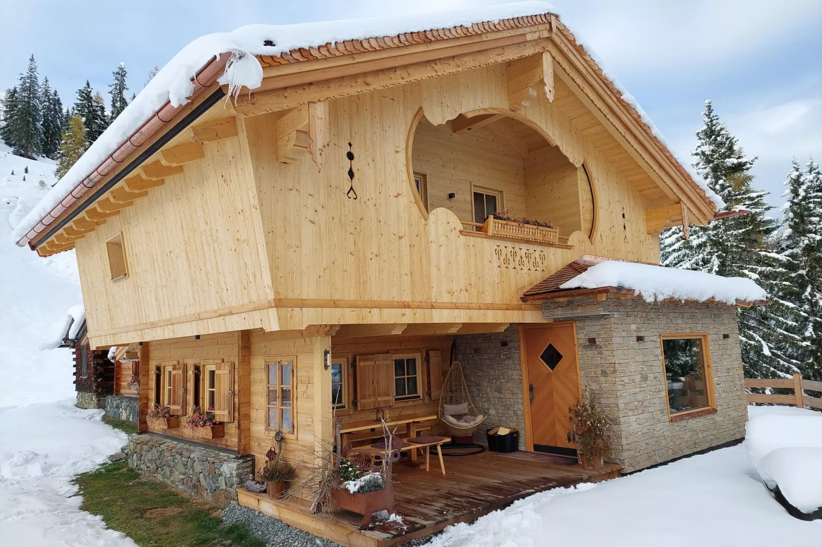 Chalet Vierlauchen-Exterior winter